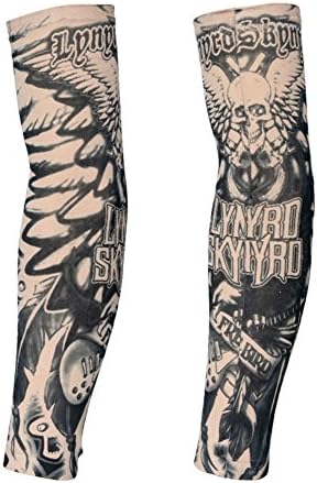 Fashion Nylon Fake Temporary Tattoo Sleeves Arm Stockings Tatoo 1pairs-F L