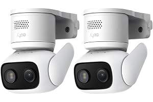 Anker eufy Övervakningskamera C31, 2-pack, 360° | Pan & Tilt, inne/ute, färgmörkerseende, lokal lagring, ingen prenumeration, AI person/fordon/djur, 24/7 inspelning