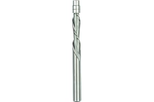 Jiiolioa XX2133 Spiral Flush Trim Router Bit 1/4-Inch shank Down Cut 1/4"x1-3/8"x1/4"x3"