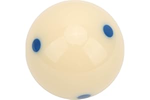 ‎VGEBY Billard Cue Ball, 57,2 mm Harz Pool Training Ball Dot Spot Blauer Punkt Billard Queue geeignet for Profispieler und Anf?nger