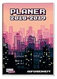 Image de Häfft PLANER A5 2018/2019 [8-Bit City] Hausaufgabenheft/Schülerkalender/Schüler-Tagebuch/Schüler
