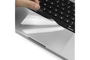 MASIBLOOM 2 Stück Trackpad-Schutzhülle für 2022 MacBook Air 13 Zoll M2 Chip Modell A2681 wasserdicht, kratzfest, Laptop-Zubehör (transparent)