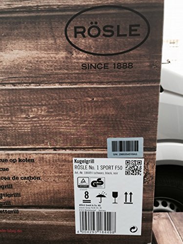 Rösle No.1 Sport F50 Kugelgrill Rundgrill Grill Holzkohlegrill Neu - 3