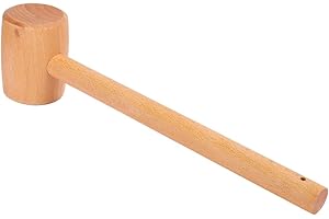 Mxtech Maillet, Marteau en Bois, Haute dureté Durable Confort préhension Racine Sculpture Polissage Plateaux de thé pour Le Travail du Bois pour la Sculpture sur Bois