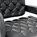 Quilted Styling Chair - Black