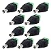 Produktbild KKmoon Männliche DC AV Terminal Block Schraubanschluss 10pcs Kit für Power Adapter/CCTV