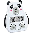 OLWICK® Digital Visual Timer Magnetic Clock Stopwatch Count-Up & Count Down Large LCD Screen Display Big Digits, Loud Alarm for Cooking, Shower, Bathroom, Kids, Teacher (White, Timer-C)