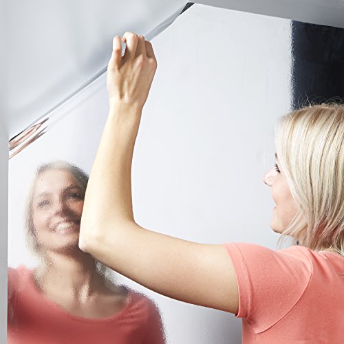 Spiegelfolie, selbstklebende Folie, silber 58 x 150 cm