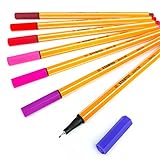 Estos bolígrafos son perfectos para anotar notas de revisión o mapas de menta y es el lápiz universal es adecuado para toda la familia.