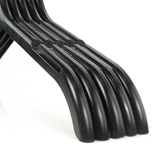 30 Kleiderbügel/Hemdbügel – ca. 43 cm – stabiler Kunststoff Hangerworld - 4