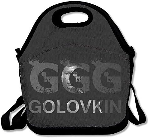 Lunch Bag Gennady Golovkin GGG Boxing Lunch Tote Lunch Box For Women Men Kids With Adjustable Strap