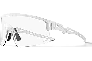 ROCKBROS Fahrradbrille Photochromatisch Antibeschlag Cycling Glasses Polarisiert Fahrradbrille Outdoor Rennrad Sportbrille für Damen und Herren