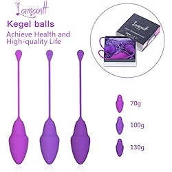 Boules de Geisha Medical Silicone pour Exercices de Plancher Pelvien, 3 paquets