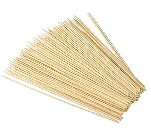 Syga Bamboo Skewers (10-inch, White) - 100 Sticks