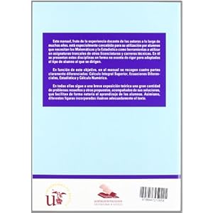 Matemáticas avanzadas y estadística para ciencias e ingenierías