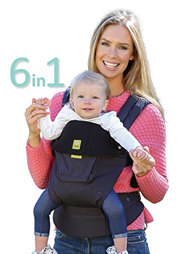 LILLEbaby Complete Original 6-in-1 Baby Carrier - Charcoal/Black