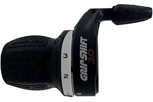 BIKE-PARTS Hard to find Bike Parts SRAM ESP 3.0 GRIPSHIFT THREE 3 SPEED LEFT SIDE GRIP SHIFT BICYCLE SHIFTER FITTED WITH INNER GEAR WIRE