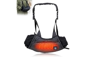 XPJBKC Manchon Chauffe-Mains, Gant Chauffant avec Poche, Gants Chauffants avec 3 Réglages de Température, pour Golf, Randonnée, Neige, Pêche, Camping et Chasse