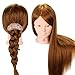 Neverland Beauty 24" 50% Real Human Hair Hairdressing Cosmetology Mannequin Manikin Training Training Head With Clamp Stand
