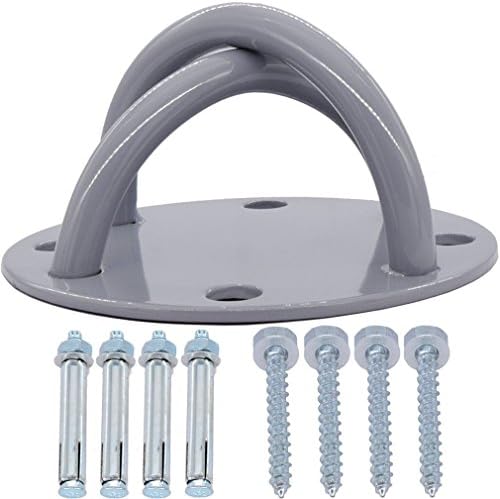 Wall Ceiling Mount for Suspension Straps Crossfit Body Weight Strength Training Olympic Gymnastic Rings, Aerial Yoga Swing &amp; Hammock, Resistance Band, Battle Rope - Autism &amp; Therapy Swings
