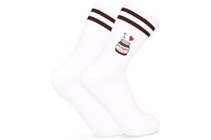 Kaempe Socken für Nutella (36-42), Personalisiert Geschenke für Nutella, Tennissocken mit Motiv, Fun Geschenk für Freundin