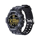 Oasics Fitness Armband mit Pulsmesser Smartwatch,Pulsuhren,Schrittzähler Uhr,Smart Watch für Damen Herren für iPhone Android Handy (Schwarz)