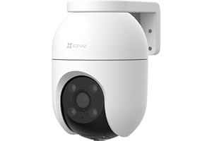 EZVIZ C8c 2MP Utomhus Övervakningskamera WiFi, 360° PTZ Kamera Övervakning med AI Persondetektering, Color Night Vision, Auto Tracking, Tvåvägsljud, Siren, Kompatibel med Alexa & Google Home