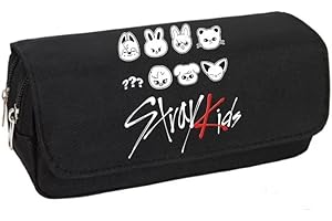 SCISSH Stray-Kids - Mochila de lona con cordón para guardar la escuela, Estuche B, Talla única