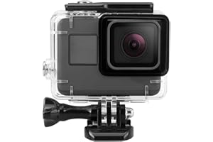 HONETEEK Wasserdichtes Gehäuse für GoPro Hero 5 6 7 schwarz, schützende Unterwasser-Tauchschale mit Halterung für Go Pro Hero5 6 Hero7 Black Action Camera Zubehör Kit