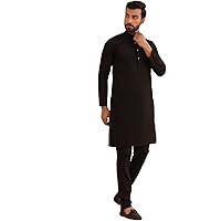 Sojanya Pigiama Kurta Uomo In Seta Dupion Blu Reale Con Churidaar - Dal 1958