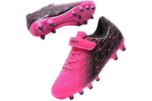 Hanani Fußballschuhe Kinder FG/AG Fussballschuhe Footballschuhe Jungen Mädchen Kids Kunstrasen Trainingsschuhe Soccer Schuhe Sportschueh Teens draußen Hallenfußball Indoor Outdoor Unisex