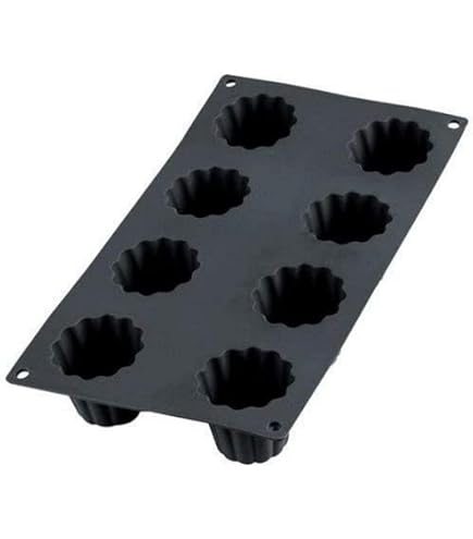 Moule en silicone 15 mini financiers ELASTOMOULE 21x17,6cm - de Buyer