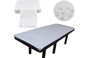 ROFHAUS Per Trading Einweg-Massageliegen-Bezug, 100 Stück, Fleece-Bettlaken, wasserdicht, ölbeständig, Massageliegen-Bezug, Salon-Spa-Bettdecke, 180–80 cm