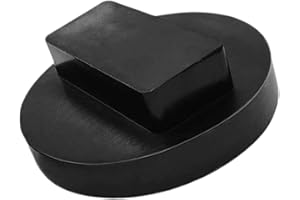 LANEDISIFAN Car Jack Pad,Slotted Trolley Jacking Rubber Blocks,Pinch Weld Side Frame Rail Protector Pad,Universal Floor Jack Rubber Pad Adapter Jacking Tool Car Accessories,68 * 68 * 20.5MM