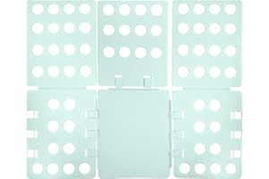 eModwey Pieghevole multifunzionale per vestiti, organizer per magliette, aiuto per piegare camicie, pantaloni e biancheria, aiuto per piegare adulti e bambini, per la casa e i viaggi.