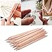 Oyedens Nail Art Orange Wood Stick Cuticle Pusher Remover Pedicure Manicure Care Tool 11cm (20PCS)