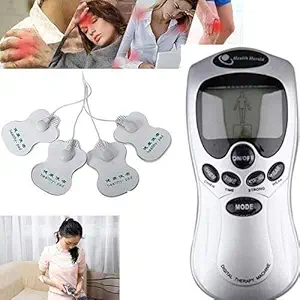 MICRONE Digital Therapy Machine Full Body Massager Acupuncture Machine Electric Therapy Pulse Muscle Relax Massager & Meridian Meridian Therapy (4 Pads) Massager Digital Therapy Machine