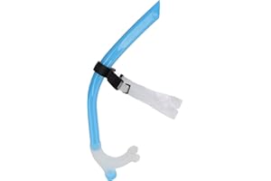 Jwthee Training Swim Snorkel for Lap Swimming, Front Swimmer Snorkel for Adult Youth Silicone Breathing Tube for Diving