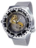 52mm Automatik Taucheruhr - Helium Ventil - Saphir Glas - Milanaiseband T0310MIL
