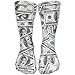 Produktbild UYTGYUHIOJ Seamless Us Dollars Money Comfortable Novelty High Athletic Sock Outdoor Gift
