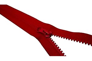 KING OF TRADE Reißverschluss Kunststoff 55 cm 6# Weinrot