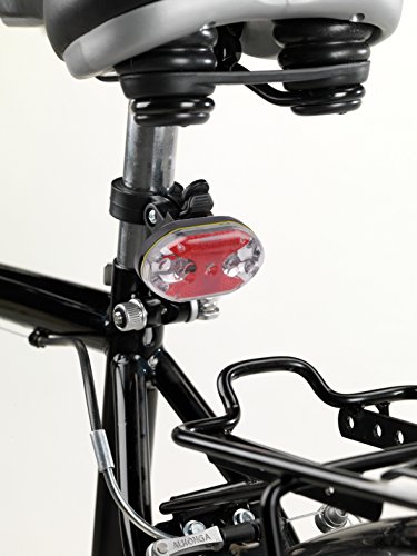 Bottari Lampe Bike Beleuchtung für Fahrrad mit 5 LEDs und 4 Funktionen, Rot - 4