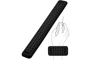ELZO Handballenauflage Tastatur und Maus, Ergonomische Wrist Rest, Memory-Schaum Handauflage Handgelenkauflage Handgelenkstütze Pad Set für Büro und Spiele - Schwarz