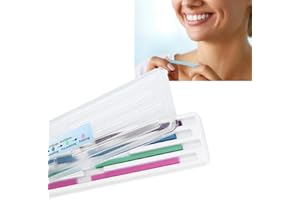 OKBY 60Pcs Teeth Files - Portable Dental Polishing Tool Kit for Deep Teeth Clean