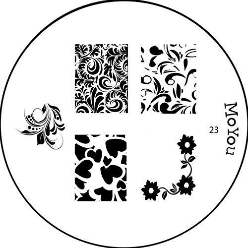Original MoYou Nail Art Image Plate Number 23