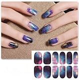 Nail Art Stickers Full Wrap Space Design-QJ02 Nail Sticker Tattoo - FashionLife