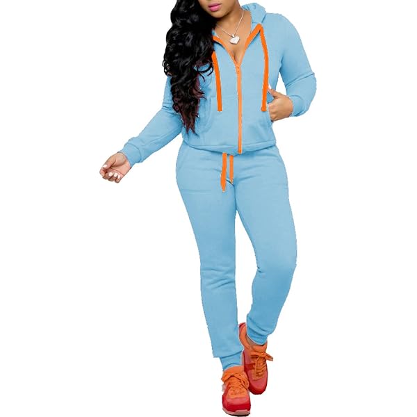 Nimsruc Two Piece Outfits Women Casual Jogging Suit Sweatsuits Sets P 101688254