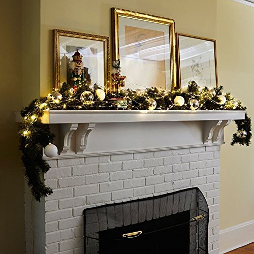 16.4FT (5m) 50er LED Lichterkette Batterienbetrieben Fernbedienung & Timer(8 Modi) IP65 Wasserdicht Sternenlicht für außen und innen - 6