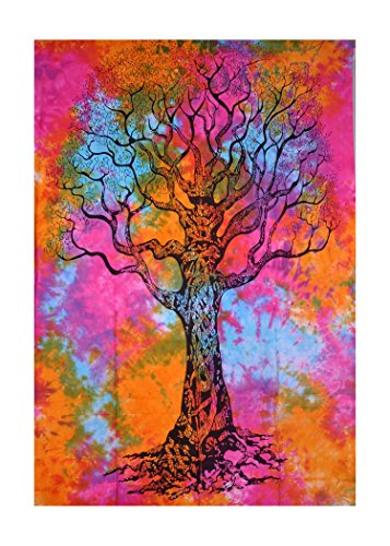 Tree of Life Tapestries , Hippie Tapestries , Bohemian Boho Tapestry , Dorm Tapestry ,Wall Tapestries, Tapestry Wall Hanging - 2