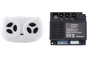 CAIONPLE JR1922RXS 12V Kids Elfordon 2, Bluetooth-FjäRrkontroll och Mottagare för Barn Elfordonsdelar